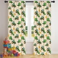 thumbnail image 5 of Blackout Kids Curtains,Cartoon Tractors Pumpkins Beige Pattern Childrens Insulated Curtains Set Of 2,Bedroom Essentials,Toddler Room Decor 42"x84", 5 of 5