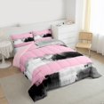 thumbnail image 3 of Manfei Boys Girls Oil Painting Bedding Comforter Set 2pcs,Abstract Artwork Twin Comforter Sets Microfiber,Graffiti Splash Breathable Bedding Set,Microfiber Bedroom Decor,Reversible, 3 of 8