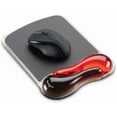 thumbnail image 1 of WWS-Duo Gel Mouse Pad Wrist Rest - Black/Red, 1" x 7.3" x 9.5", 1 of 4