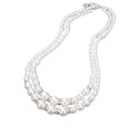 thumbnail image 1 of Collier de Perles en Fausse Perle de Luxe à Double Couche Ajustable pour Fête, 1 of 10