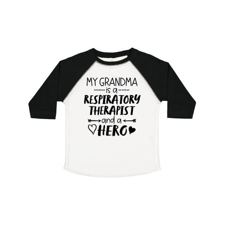 

Inktastic My Grandma is a Respiratory Therapist and a Hero Gift Toddler Boy or Toddler Girl T-Shirt