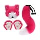 thumbnail image 3 of Conjunto de disfraz de Cosplay, decoración suave de tela de Halloween con máscara, guantes, cola para fiesta, 3 of 8