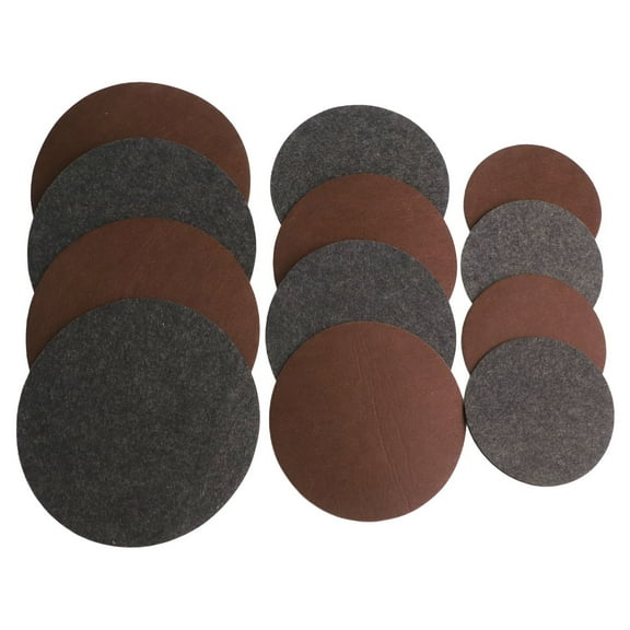 Double Sided Circular Felt Plant Mat Flowerpot Mat Plant Coaster Mat Reversible