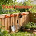 thumbnail image 3 of 5 Pack Heavy Duty Garden Tool Holder Wall Mount, Sturdy Plastic Tool Hanger with Screws, Universal Tool Organizer for Hammer, Shovel, Rake, Broom & Garden Tools, Ideal for Garage, Shed & Workshop, 3 of 6