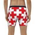 thumbnail image 4 of Cauagu Red Cross 1 Print Men's Boxer Briefs, Funny & Cute Underwear Elastic Waistband Briefs Ideal Gift for Men,1-Pack, 4 of 7