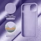 thumbnail image 5 of Entronix Funda de Silicona para iPhone 11 Pro Max, Suave Al Tacto, Antiarañazos y Antigolpes, Color Morado, 5 of 7