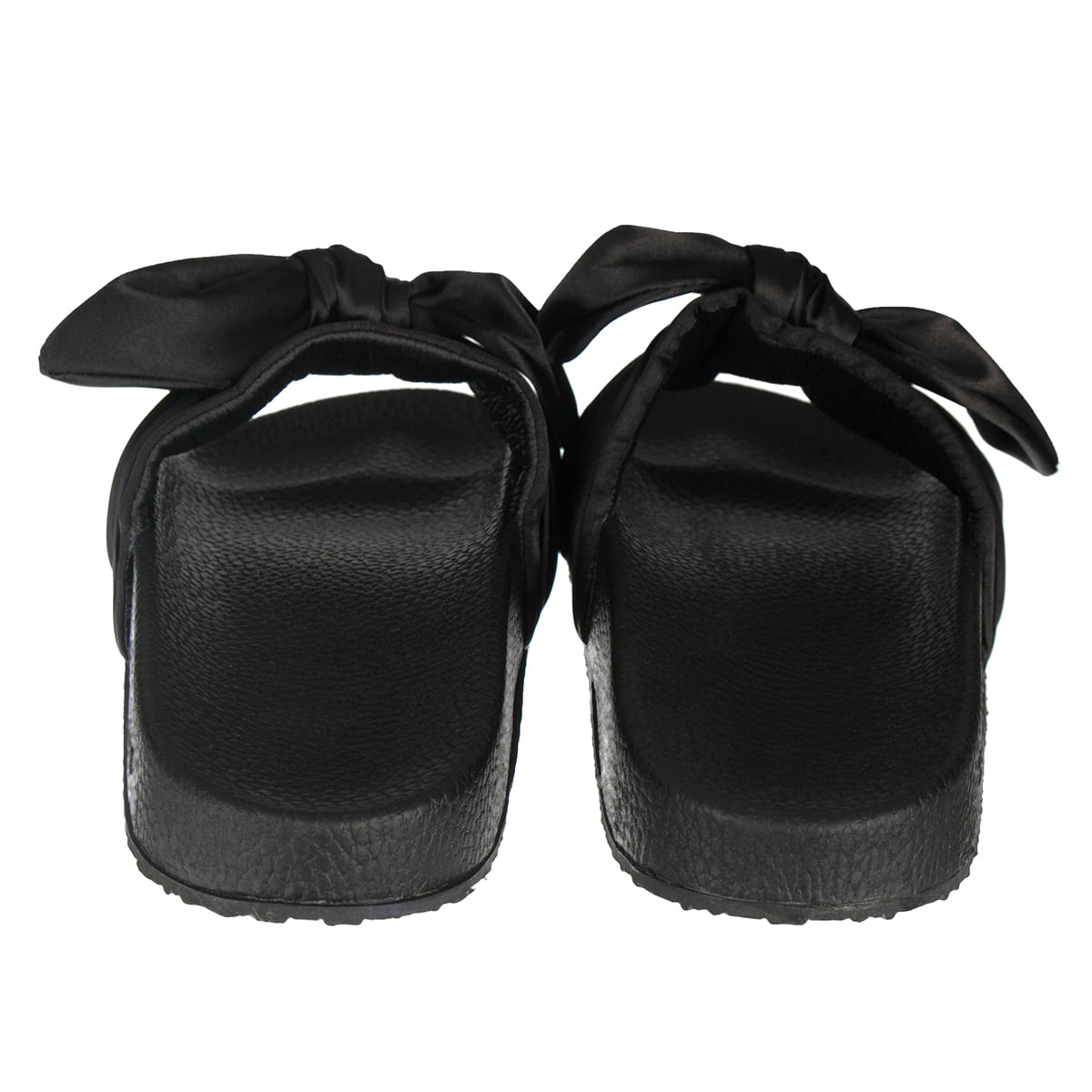 New Womens Moccasins Loafer Slip On Shoe Indoor Outdoor Slipper Fur size black