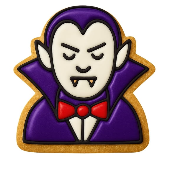 Count Dracula Cookie Cutter - 4x3.5" Fun Halloween Baking Design