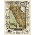 thumbnail image 2 of Blum 12x14 White Modern Wood Framed Museum Art Print Titled - California Cyclers - Blum 1895, 2 of 4