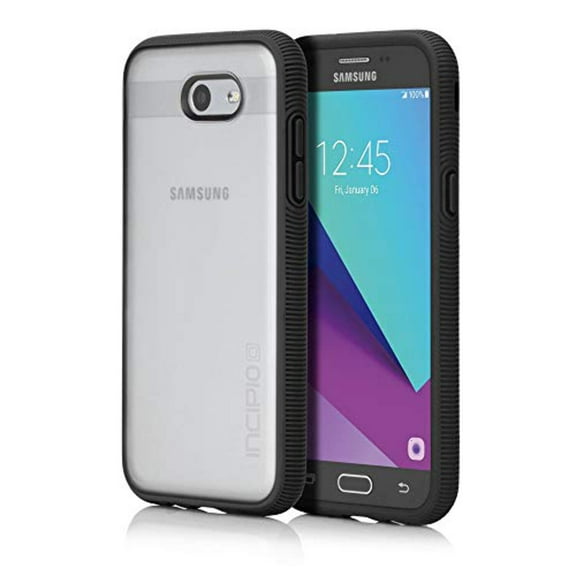 Incipio Samsung Galaxy J3/J3 Emerge/Express Prime 2/Amp Prime 2/J3 Eclipse/ J3 Mission Octane Case - Frost and Black