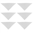 thumbnail image 2 of 6 Piezas Bandanas para Mascotas en Blanco para SublimacióN Transferencia de Lavable DIY TriáNgulo Bufanda para Perro Baberos PañUelo para Perros Gatos, 2 of 10