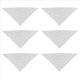 thumbnail image 2 of 6 Piezas Bandanas para Mascotas en Blanco para SublimacióN Transferencia de Lavable DIY TriáNgulo Bufanda para Perro Baberos PañUelo para Perros Gatos, 2 of 10