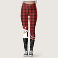 thumbnail image 2 of Leggings de cintura alta Gibobby Impresión digital 3D Navidad Pantalones para Yoga Correr Gimnasio Blanco S, 2 of 4