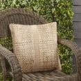 thumbnail image 3 of Earth Tone Banded Outdoor Throw Pillow Cover, 3 of 4