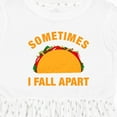thumbnail image 4 of Inktastic Tacos Fall Apart Girls Toddler Dress, 4 of 5