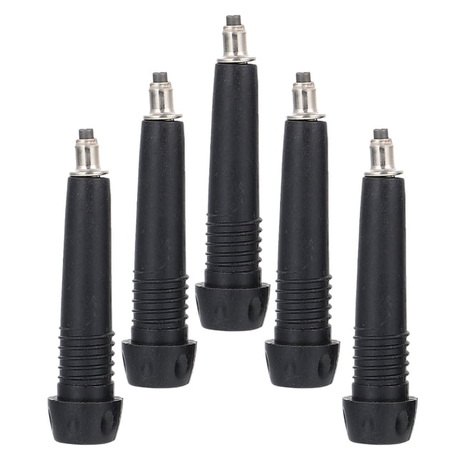 Phenofice 5 Pcs Accessoires de Remplacement pour Bâtons de Marche pour Amateurs de Randonnée avec Embouts de randonnée Noirs