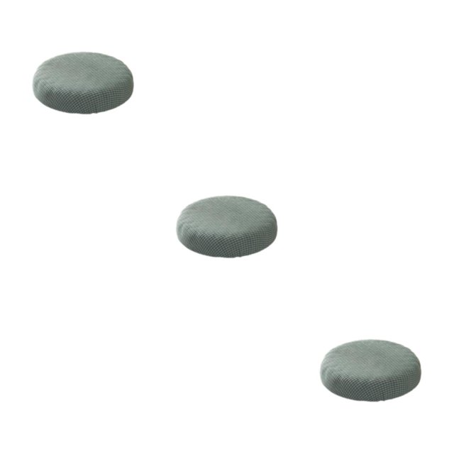 Redempat Seat Covers Grippers Backing And Elastic Band For Versatile On Most Stools pine green 3Set
