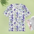 thumbnail image 4 of Floral Colorful Flower T Shirts Basic T-Shirt Short Sleeve Ladies Tee Shirt Summer Graphic Clothing, 4 of 6