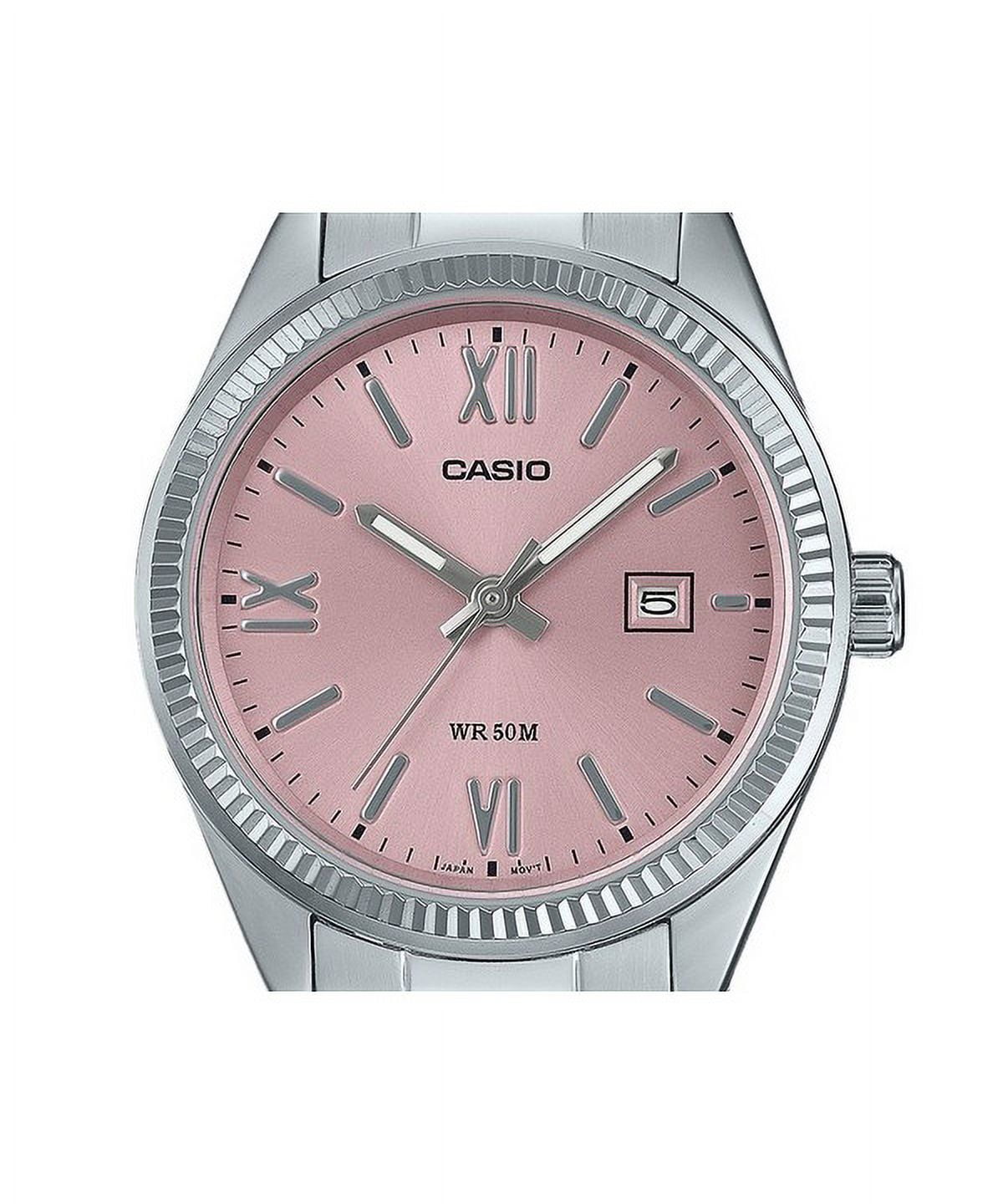Casio Women’s Stainless Steel Analog Watch Pink Dial - LTP-1302DD-4A1VDF