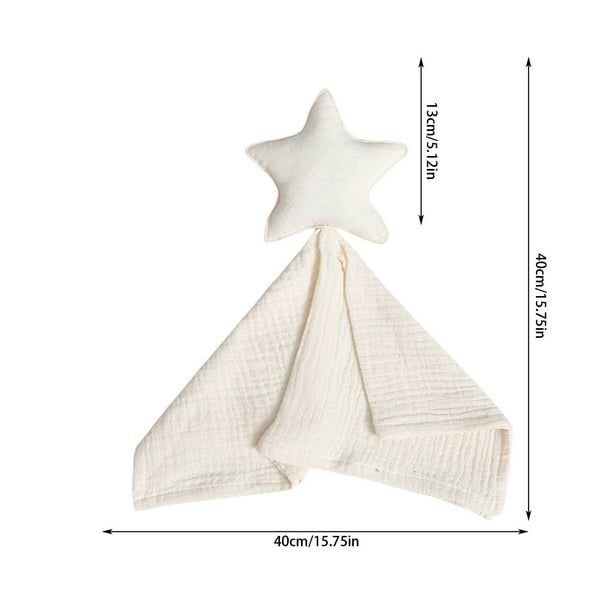 Sofa Vama Ropa de Cama Pañuelo calmante de tela para bebés Pañuelo calmante para muñecas bebés durmiendo for Navideño