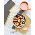 thumbnail image 3 of Yellow Morocco Kitchen Dish Towels for Drying Dishes Set of 2, Geometric Grey Stripes Modern Waffle Weave Microfiber Hand Tea Bathroom Towels Quick Dry & Absorbent Towel 12x12, 3 of 7
