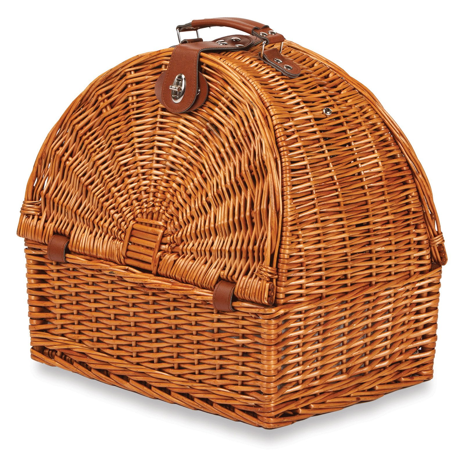 Picnic Plus Athertyn 2 Person Picnic Basket Plaid Lining