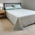 thumbnail image 5 of VOTRUDI 47x91in Waffles Weave Fitted Sheet Singles Soft Breathable For Deep Mattress All Season, 5 of 6