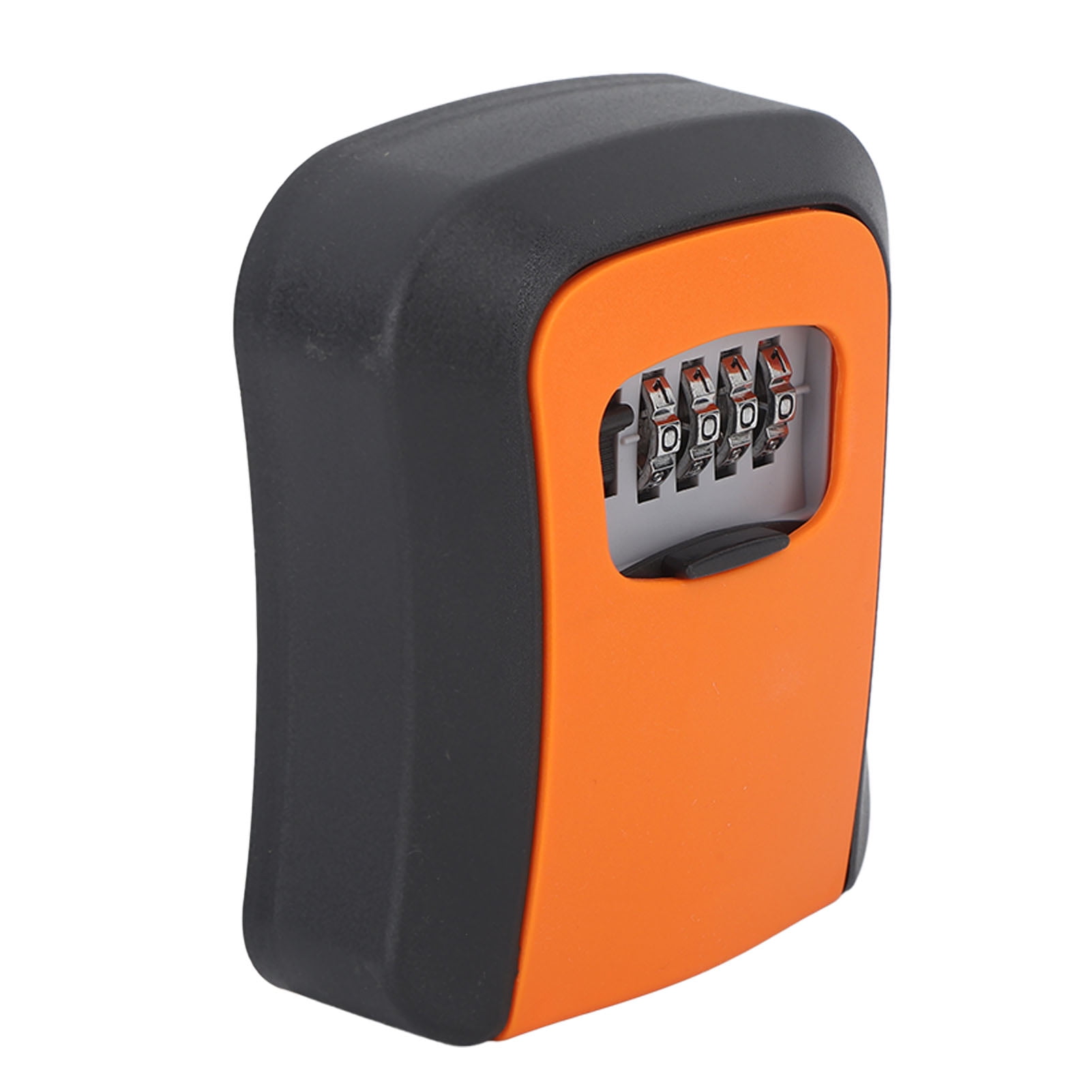 Key Lock Box, Safe Portable Key Storage Lockbox For Outdoor Orange With