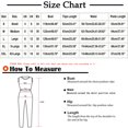 thumbnail image 3 of AOOCHASLIY Women Suits Women's Print Crewneck Long Sleeve Pullover Shirt Tops + Pants Trousers Set, 3 of 5
