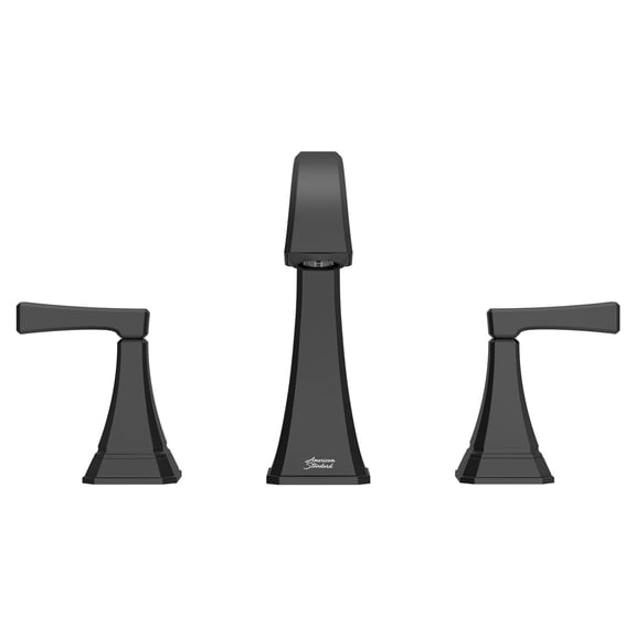 American Standard 7612807.243 Crawford 1.2 GPM Widespread Bathroom Faucet - Black