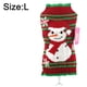 thumbnail image 2 of Disfraz navideño para mascota, suéter de perro de Año Nuevo con muñeco de nieve a rayas, disfraz de otoño/invierno para perro, 2 of 5