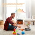 thumbnail image 7 of HIBIBUD Space Heater, 1000W Fireplace Heater, Ceramic Heating Heaters for Indoor Use, Heater for Bedroom Office, Portable Heater Overheat Protection, Home Essentials, 7 of 7