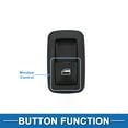 thumbnail image 3 of Interruptor de ventana eléctrica trasero Unique Bargains para Dodge Durango para Jeep Grand Cherokee No.68085690AC, 3 of 7