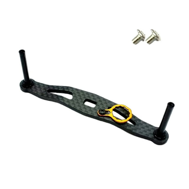 Bgsha Fishing Rocker Handle FOR DAIWA FOR ABU Hole 8/5MM Carbon Fiber BaitCasting Reel Reel Rocker Grip Carp Fishing Accessories