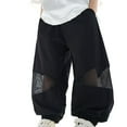thumbnail image 1 of Boys Athletic Jogger Pants With Side Mesh For Active Kids Comfortable Elastic Cuffed Trousers For Daily Wear Pants, 1 of 6