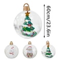 thumbnail image 2 of Ballons Gonflables de Noël pour l'Extérieur Décorés 236 Pouces Ornements de Fête Gonflables avec Lumières LED pour Fête, 2 of 5