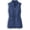 Indigo, variant on SAGEFINDS Women Quilted Vest, Stand Collar, Padded Vest with Zipper, Adjustable Toggle Waist - Small