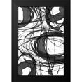 thumbnail image 2 of PI Studio 11x14 Black Modern Framed Museum Art Print Titled - Swirling I, 2 of 5