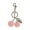 02, variant on 43 Colors Keychain Cherry Bag Charms Purse: Key Chains Women Cute - Car keyrings leather handbags - Fashion enthusiasts