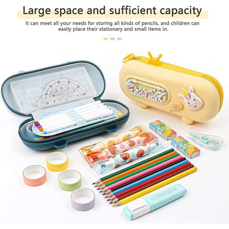 Kawaii Pencil Case Girls Pencil Box Large Capacity Stationery
