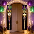 thumbnail image 4 of Cheapark Carnival Decor Party Atmospheres Hanging Flags Mardi Gras Festival Couplets Banners, 4 of 6