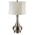 thumbnail image 1 of Benzara BM240923 Table Lamp with Pot Bellied Shaped Base, Silver, 1 of 5