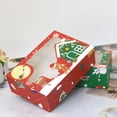 thumbnail image 4 of Patrón De Navidad Cajas De Embalaje Productos De Galletas De Panadería Cajas De Embalaje Cupcake Cajas De Regalo De Navidad Cajas Coloridas Con Ventana Para Galletas De Navidad Merienda 12Pcs 2Pcs Speravity HA012963-00, 4 of 7