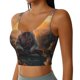 thumbnail image 2 of Balery Flower Meditating Rabbit Sujetadores deportivos con espalda cruzada para mujer, acolchados, sin costuras, de alto impacto, ideales para yoga, gimnasio, entrenamiento y fitness.-XX-Large, 2 of 8
