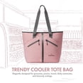 thumbnail image 2 of GRANDTIES Insulated Cooler Tote Bag 30 Can Large Capacity-20L (Peach Crème), 2 of 5