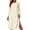 Beige, variant on Omexry Cute Summer Dresses Women's Fashion And Leisure Splicing Long Sleeve Round Neck Loose And Comfortable Dress