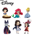 thumbnail image 2 of Bandai Original Disney Anime Figure Sitting Villain Doll Q Version Kids Toys Home Decoration Girl'S Birthday Gift Model Cute Toy, 2 of 5