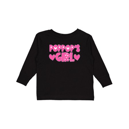 

Inktastic Pop Pop s Girl Gift Gift Toddler Toddler Girl Long Sleeve T-Shirt