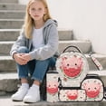 thumbnail image 2 of Jeiento Axolotl Backpack Set for 9-12 Years Old 5 Pcs Cartoon 17 Inch Lightweight Bookbag with Insulated Lunch Bag Pencil Case for Elementary School Gift for Daughter, 2 of 8