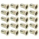 thumbnail image 5 of Kit de 100 tuercas remachables de cabeza plana con rosca y revestimiento de zinc, accesorios de hardware M4, 5 of 12